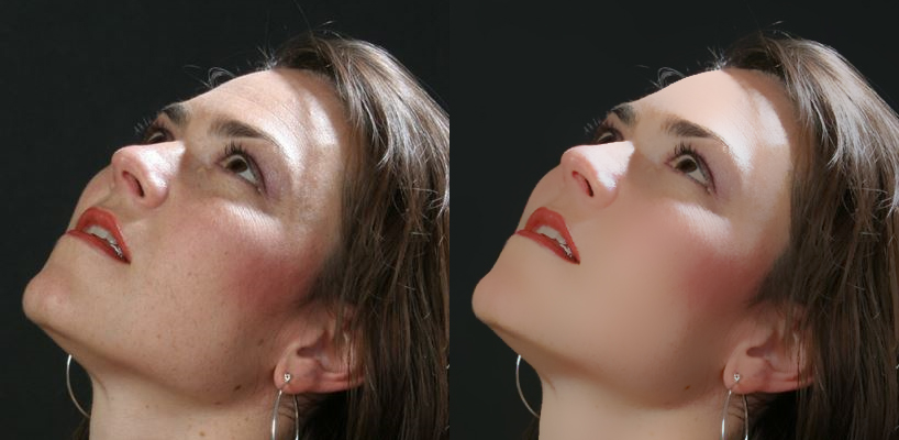 Digital make-up effect using bilateral filter